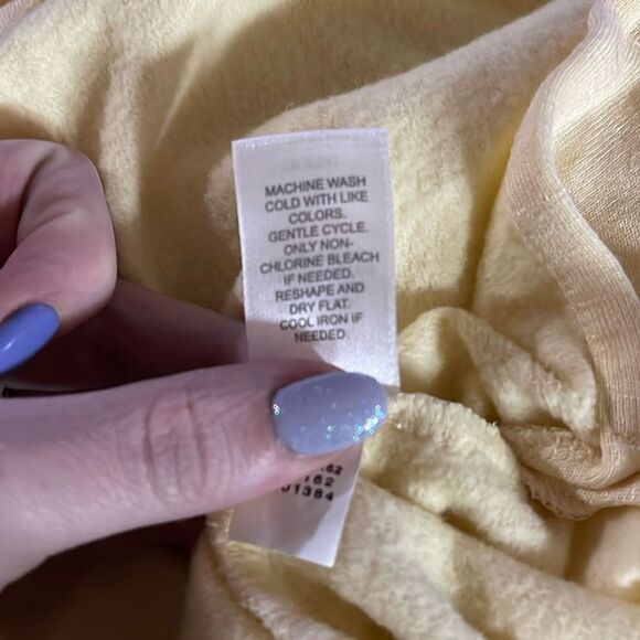 J.Jill- Women’s Butter Yellow Knit Long Sleeve Tunic Henley Button Top, XL P - Picture 8 of 11